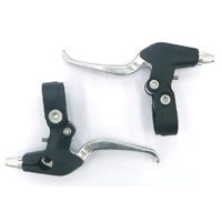 BRAKE LEVER  22mm Alloy V-Brake Lever, 3 Finger Type, For Kids Bikes (Sold In Pairs)