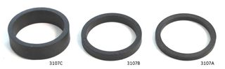 PLASTIC SPACER,  nylon + fibre 29 x 35 x 5mm, black for 1-1/8" head set