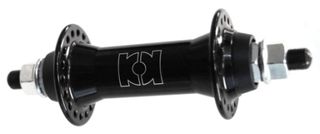 HUB  Front, Nutted, Black,  Alloy 36H (100mm OLD--3/8 Axle)