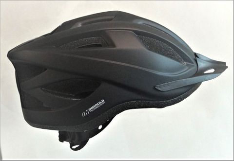 Helmet, FLITE, Inmould, Recreational Range, MATT BLACK, 54-56cm Small,  AS/NZS Standard
