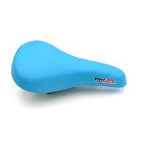 BMX Saddle BLUE 16-20 Vinyl, Quality Velo manufactured product (L230mm - W150mm)