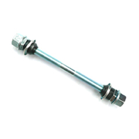 AXLE - Front, 5/16" x 140mm, With Cone & Nut