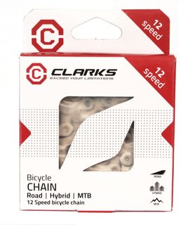 CHAIN - 12 Speed - CLARKS - 116L - SILVER - w/Connect Link