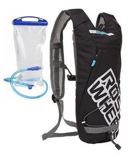 ROSWHEEL Hydration backpack, ultra liteweight black, with 2L Non-Toxic PEVA bladder