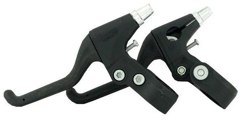 BRAKE LEVERS - Alhonga V-Brake Levers, 3 Finger Type, Alloy, Suitable For Grip Shifter (Sold In Pairs)