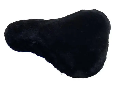 S/Cover, SHEEPSKIN, Large size to fit most seats, draw string fitting, Black, Pure Wool (300 x 220)