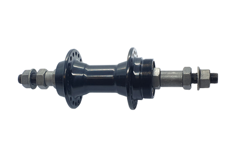 HUB  Alloy Screw On Nutted Black 36H (135mm OLD)