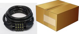 CABLE LOCK Combination 10mm x1800mm /  72'' ,  Box qty of 12