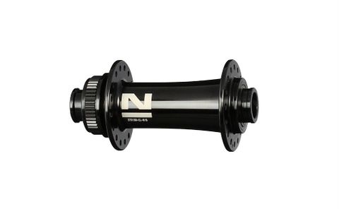 HUB "Novatec" Brand &ndash; FRONT - 12mm T/A (100mm OLD) - Centerlock disc - 32H - Sealed Bearings &ndash; Black - W/Novatec logo