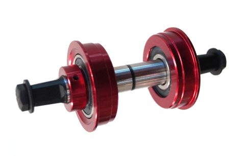BMX CONVERSION KIT - 127mm Axle, With Sealed Bearings RED