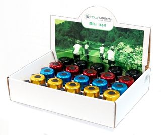BELLS - Display Box of 20,  Bell (Black,Red, Blue, Gold )