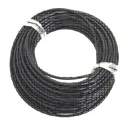 BRAKE CASING - Teflon Coated, Low Friction Polymer, 5mm Diameter, 25m Roll, BLACK