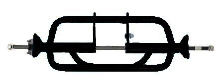 REAR AXLE ASSEMBLY - Coaster/3 Speed Trike Complete BLACK