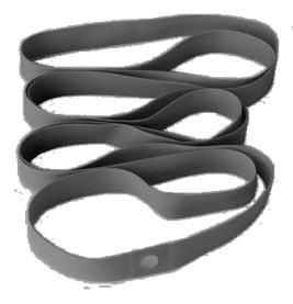 Rim Tape, Nylon, 700C/29er BLACK 22mm X 0.5mm, Pkt of 2