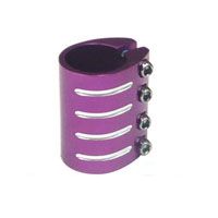 "Special Pricing"    Quad clamp with 4 bolts 33.6 purp