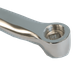 165mm - Left Diamond Taper Crank Arm - 32mm Offset, Polished Chrome Plated Steel