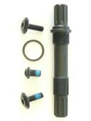 SPINDLE - Cr-mo Spindle, 8T - 19mm For Loose Ball BB, 155mm Long