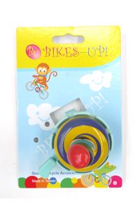 SUPER SPECIAL      BELL - Alloy Top, Plastic Base, Spinning Girl, Bikes Up, Fits 25.4mm BB