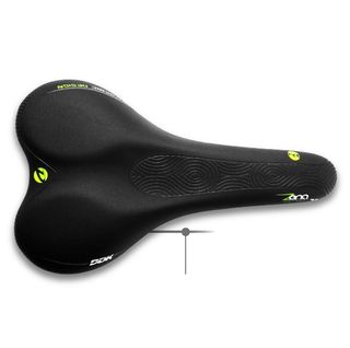 Saddle,  vinyl top, black,  black rails,  L:275 W:160mm,  Quality DDK product made in Taiwan