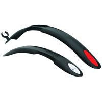 MUDGUARD SET  24-26, Front & Rear, Colorado