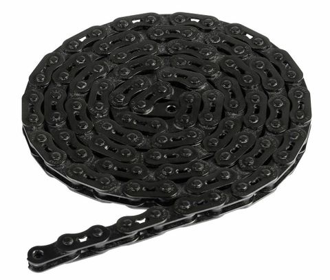 CHAIN - 1/2 x 1/8 x 112L, Teflon Coated, Heavy Duty, BLACK (YBN MK-747)