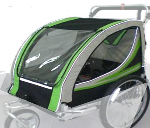 Replacement cover for Bicycle Trailer/Stroller,  Green (TRAILER 4524 ONLY!)