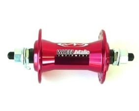 Hub front alloy axle 3/8 red 36H