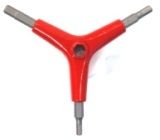 Allen key wrench 4/5/6mm, with sockets built into handle 8 & 10mm