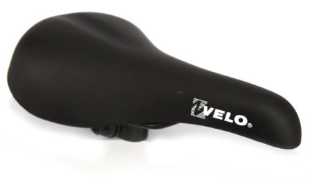 SADDLE,  SMALL SIZING MTB SADDLE, MATT FINISH COVER, W/Clamp 145 x 230mm