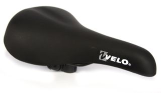 SADDLE,  SMALL SIZING MTB SADDLE, MATT FINISH COVER, W/Clamp 145 x 230mm