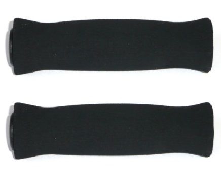 Grips H-D foam, 125mm, black with plugs