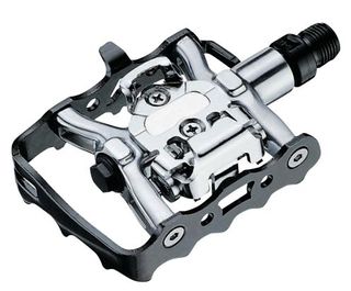 PEDALS  Dual Function, MTB, Sealed Bearings, Alloy, SILVER/BLACK