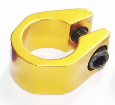 Seat clamp "Tuff Neck style" GOLD  -- (I.D. 25.4)