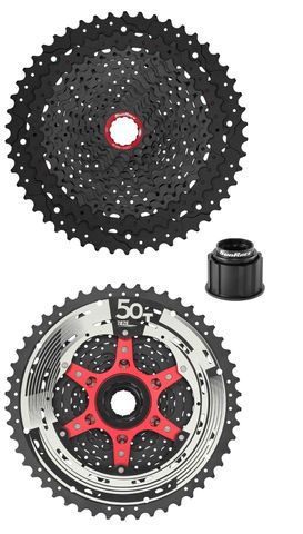 CASSETTE - 12 Speed Cassette, 10-50T, XD Driver Compatible, Black MZ91X, Quality Sunrace cassette