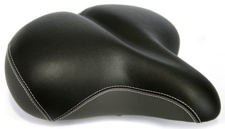 Saddle Black, Exerciser, Ultimate comfort, Plush foam, "Webspring" base, Quality Velo manufactured product