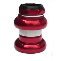 Head set,alloy,1-1/8 x 26T, 25.4x34x30mm, threaded, water seal, NO LOGO, anodised RED