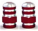 Valve Cap RED Alloy Nut