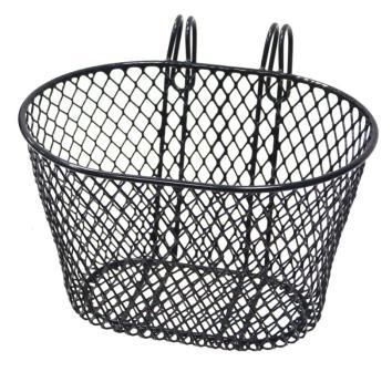 BASKET  Kids 'Hook on type' Steel Wire Mesh 24 x 18 x 15 BLACK