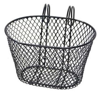 BASKET  Kids 'Hook on type' Steel Wire Mesh 24 x 18 x 15 BLACK