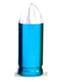 Valve cap for F/V bullet blue