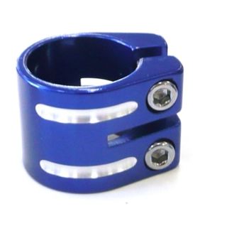 S/clamp 33.3mm BLUE no lip