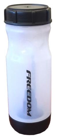 Crazy Pricing  - NOW INCREDIBLE VALUE       TOOL BOTTLE - Freedom Fix from Freedom Cycling Systems - Round Type, Translucent Bottle with Black Lid