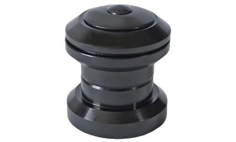 HEADSET 1.1/8 BLACK, Alloy, threadless, black. cartridge ball bearing, 1-1/8" x 34 x 30mm