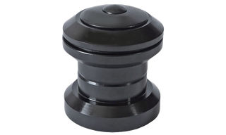 HEADSET 1.1/8 BLACK, Alloy, threadless, black. cartridge ball bearing, 1-1/8" x 34 x 30mm