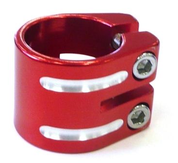 S/clamp 33.3mm RED no lip