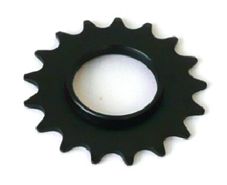 FIXED COG - Screw On, Steel, 1/8 x 17T, BLACK