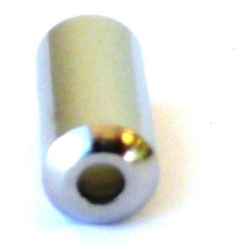 END CAP - Brass End Cap For Gear SIS-SP, 5mm Dia, SILVER (Bag of 200)