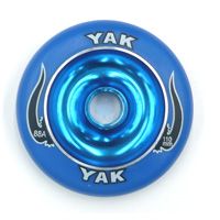 "EXTRA Special Pricing"    S/wheel, YAK Scat, Metal core, BLUE/BLUE 110mm, 88A