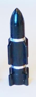 Valve Cap ATOMIC Rocket Black, A/V