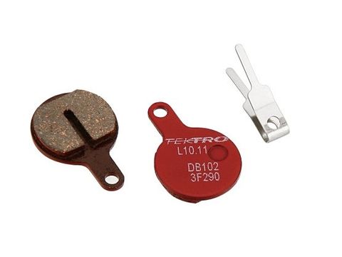 TEKTRO Pads Mechanical Disc Pair #L10.11 - 25 Qty Box, , quality Tektro Product (22.5mm backing plate)